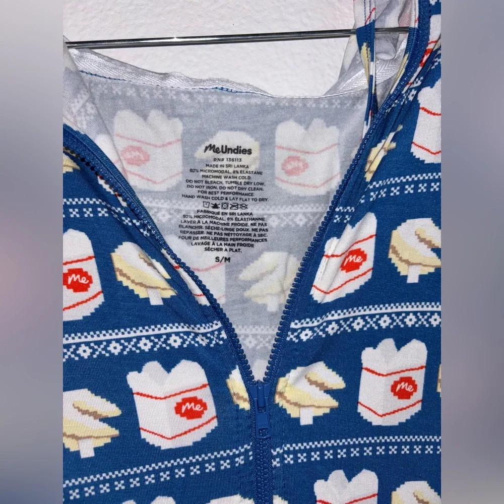 MeUndies Chinese Food Takeout Printed Jumpsuit Size S/M - Picture 6 of 6